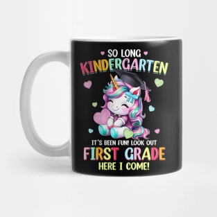 Unicorn So long Kindergarten Graduation Last Day Of School Mug